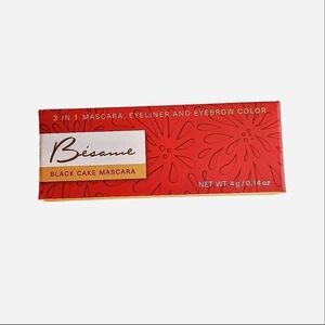 Bésame Cosmetics 3 In 1 Black Cake Mascara - Eyeliner And Eyebrow Color